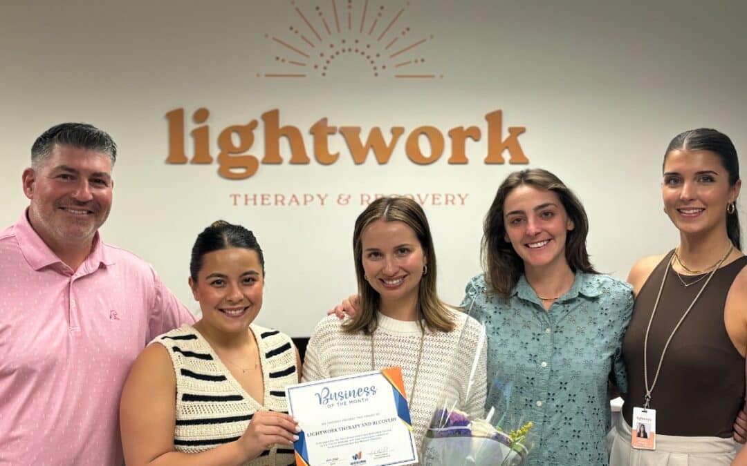 Lightwork Therapy & Recovery: June Business of the Month by Woburn Chamber of Commerce